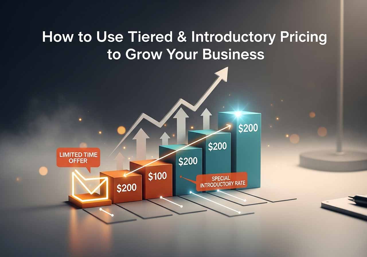 How to Use Tiered & Introductory Pricing to Grow Your Business