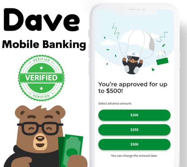 Buy Dave bank account + VCC