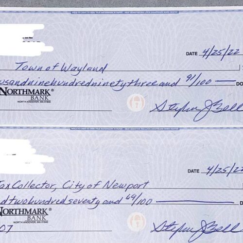 NOTRHMARK BANK DEPOSIT CHECK | 00 - 00